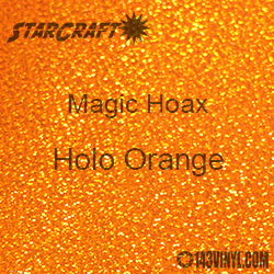 12" x 24" Sheet - StarCraft Magic - Hoax Holo Orange