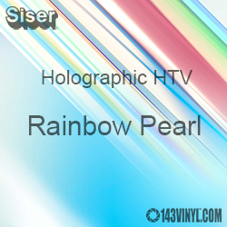 12" x 20" Sheet Siser Holographic HTV - Rainbow Pearl