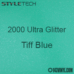 StyleTech 2000 Ultra Glitter - 166 Tiff Blue - 12"x24" Sheet