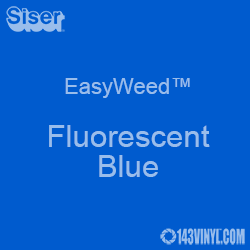 12" x 15" Sheet Siser EasyWeed HTV - Fluorescent Blue