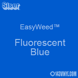 12" x 12" Sheet Siser EasyWeed HTV - Fluorescent Blue