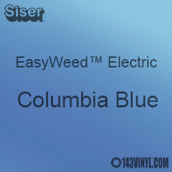 12" x 15" Sheet Siser EasyWeed Electric HTV - Columbia Blue