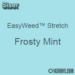 12" x 5 Yard Roll Siser EasyWeed Stretch HTV - Frosty Mint