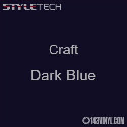 Styletech Craft Vinyl - Dark Blue- 12" x 12" Sheet