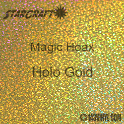 12" x 24" Sheet - StarCraft Magic - Hoax Holo Gold