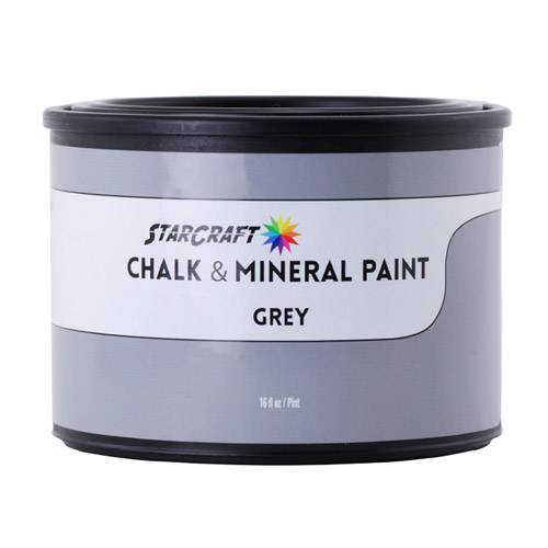 StarCraft Chalk & Mineral Paint - Pint, 16oz-Grey
