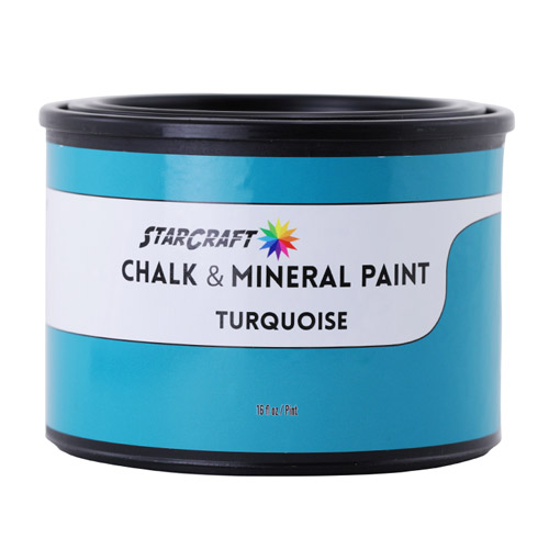StarCraft Chalk & Mineral Paint - Pint, 16oz-Turquoise
