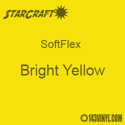 12" x 24" Sheet StarCraft SoftFlex HTV - Bright Yellow 