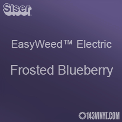 12" x 15" Sheet Siser EasyWeed Electric HTV - Frosted Blueberry