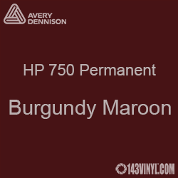 Avery HP 750 - Burgundy Maroon- 12" x 12" Sheet