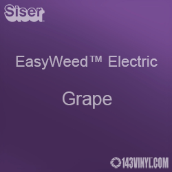 12" x 15" Sheet Siser EasyWeed Electric HTV - Grape