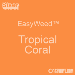 EasyWeed HTV: 12" x 12" - Tropical Coral 