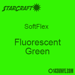 12" x 24" Sheet -StarCraft SoftFlex HTV - Fluorescent Green