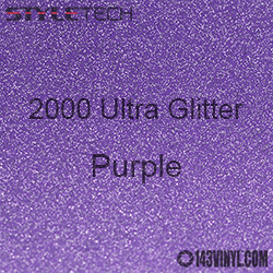 StyleTech 2000 Ultra Glitter - 142 Purple - 12"x24" Sheet