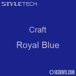 Styletech Craft Vinyl - Royal Blue- 12" x 12" Sheet