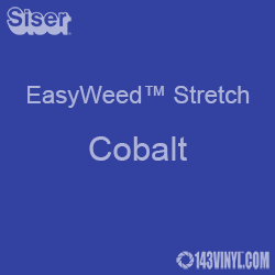 12" x 5 Foot Roll Siser EasyWeed Stretch HTV - Cobalt