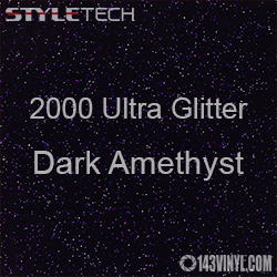 StyleTech 2000 Ultra Glitter - 147 Dark Amethyst - 12"x24" Sheet