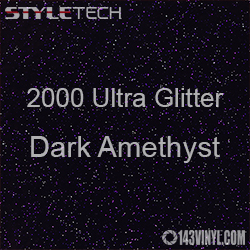 StyleTech 2000 Ultra Glitter - 147 Dark Amethyst - 12"x12" Sheet