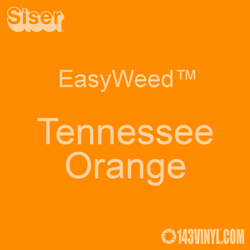 EasyWeed HTV: 12" x 15" - Tennessee Orange