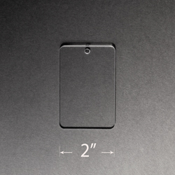 Acrylic Blank - Rectangle 2" x 3"