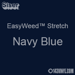 12" x 24" Sheet Siser EasyWeed Stretch HTV - Navy Blue