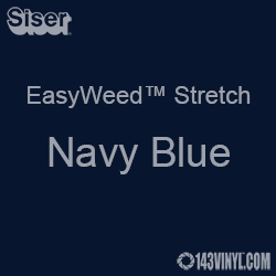 12" x 5 Foot Roll Siser EasyWeed Stretch HTV - Navy Blue 12" x 5 Foot Roll Siser EasyWeed Stretch HTV - Navy Blue