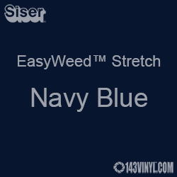 12" x 5 Foot Roll Siser EasyWeed Stretch HTV - Navy Blue