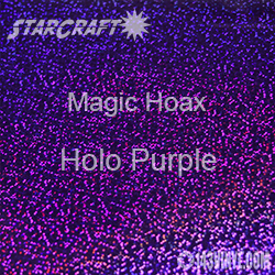 12" x 24" Sheet - StarCraft Magic - Hoax Holo Purple