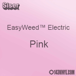 12" x 15" Sheet Siser EasyWeed Electric HTV - Pink