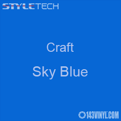 Styletech Craft Vinyl - Sky Blue- 12" x 12" Sheet