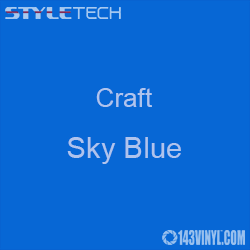 Styletech Craft Vinyl - Sky Blue- 12" x 12" Sheet Styletech Craft Vinyl - Sky Blue- 12" x 12" Sheet