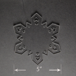 Acrylic Blank - Snowflake Ornament