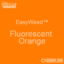 EasyWeed HTV: 12" x 5 Foot - Fluorescent Orange
