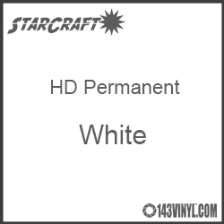 12 x 50 Yard Roll - StarCraft HD Matte Permanent Vinyl - Black