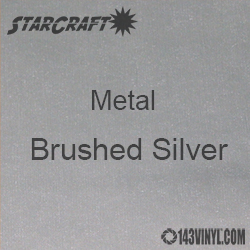 12" x 12" Sheet - StarCraft Metal- Brushed Silver