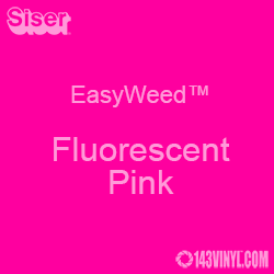 12" x 15" Sheet Siser EasyWeed HTV - Fluorescent Pink