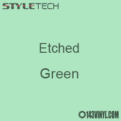 Etched Green Vinyl - 12" x 24" Sheet