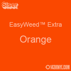 12" x 15" Sheet Siser EasyWeed Extra HTV - Orange