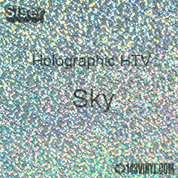 12" x 20" Sheet Siser Holographic HTV - Sky