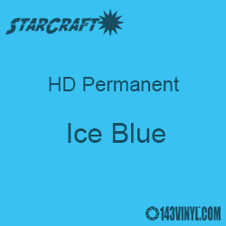 24" x 10 Yard Roll - StarCraft HD Glossy Permanent Vinyl - Ice Blue