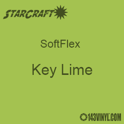 12" x 5 Foot Roll -StarCraft SoftFlex HTV - Key Lime