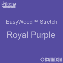 12" x 5 Foot Roll Siser EasyWeed Stretch HTV - Royal Purple