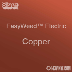 12" x 15" Sheet Siser EasyWeed Electric HTV - Copper