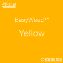 EasyWeed HTV: 12" x 15" - Yellow