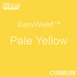EasyWeed HTV: 12" x 24" - Pale Yellow