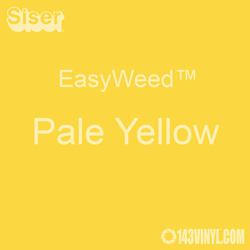 EasyWeed HTV: 12" x 5 Foot - Pale Yellow EasyWeed HTV: 12" x 5 Foot - Pale Yellow