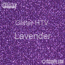 Glitter HTV: 12" x 20" - Lavender