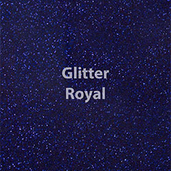 Glitter HTV: 12" x 5 Yard Roll - Royal Glitter HTV: 12" x 5 Yard Roll - Royal