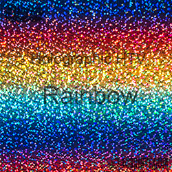 12" x 20" Sheet Siser Holographic HTV - Rainbow