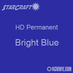 24" x 10 Yard Roll - StarCraft HD Glossy Permanent Vinyl - Bright Blue 24" x 10 Yard Roll - StarCraft HD Glossy Permanent Vinyl - Bright Blue